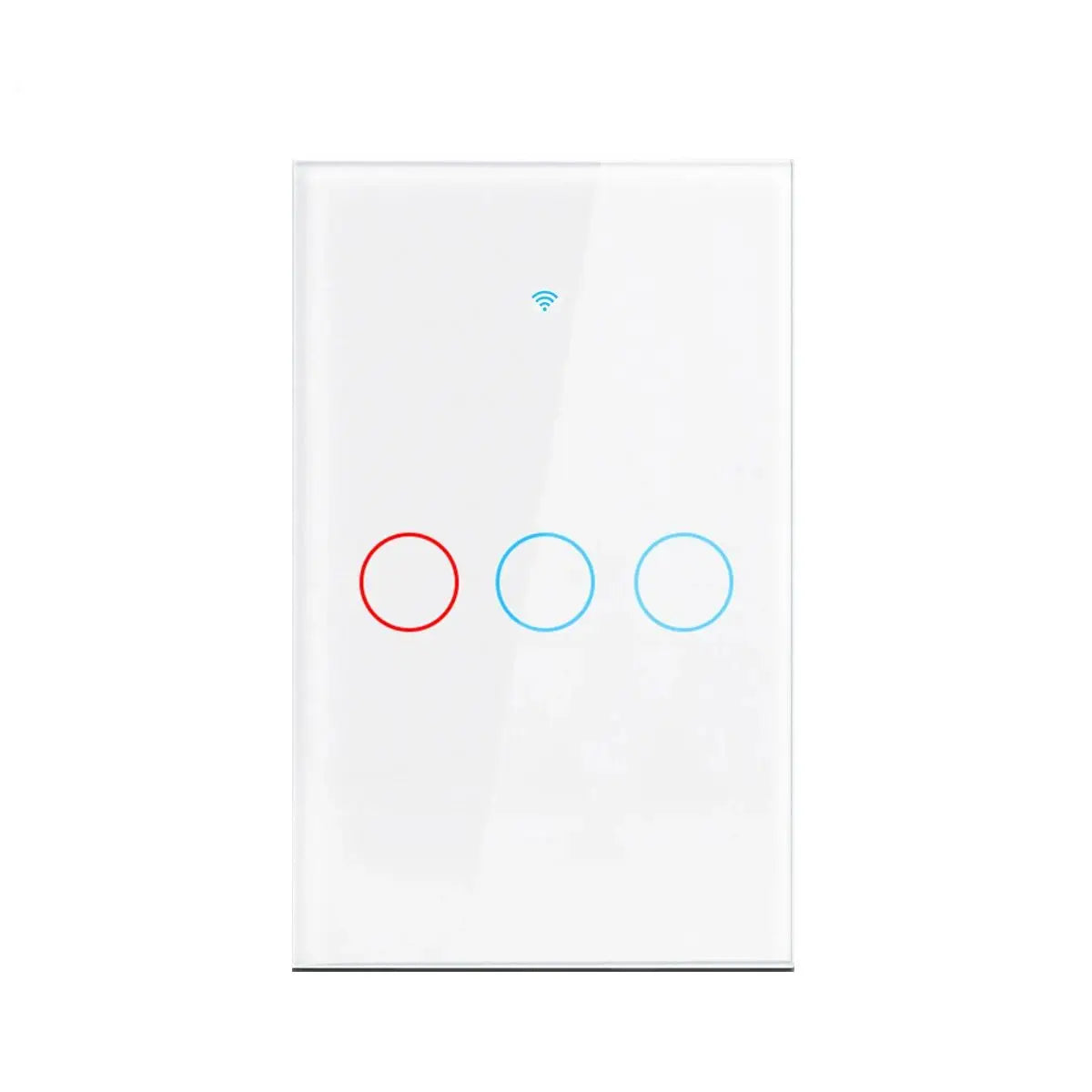 Tuya Smart Switches US No Neutral Wire Required 1/2/3 Gang Light WiFi Touch Switch Work with Alexa Google Home.
