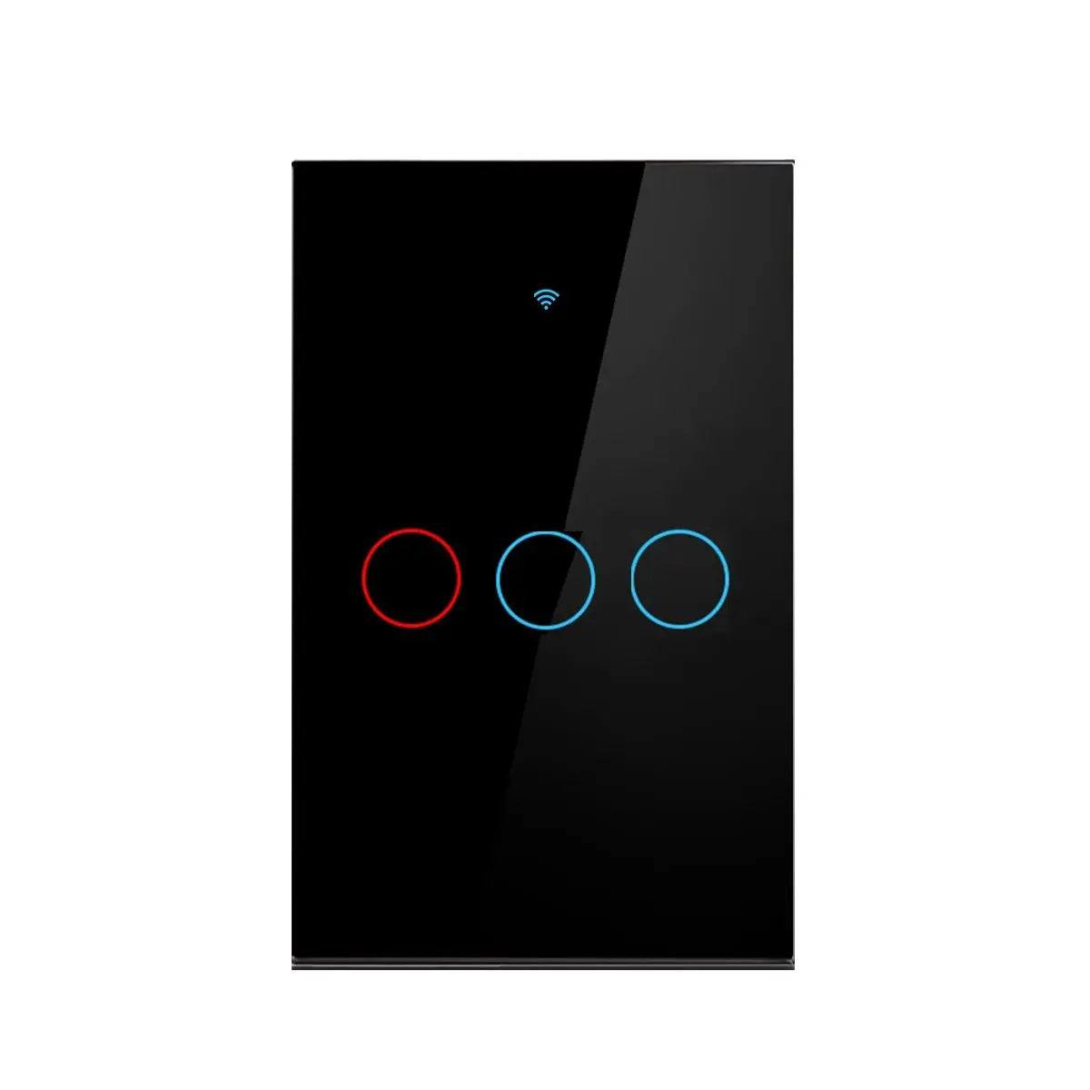 Tuya Smart Switches US No Neutral Wire Required 1/2/3 Gang Light WiFi Touch Switch Work with Alexa Google Home.