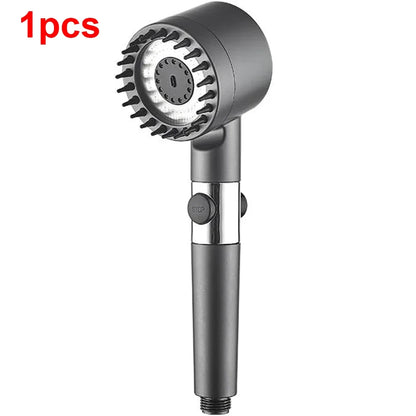 3 Modes Handheld Shower Head Filter Powerful Massage Spa High Pressure Water Saving Showerhead with ON/OFF Switch for Bathroom.